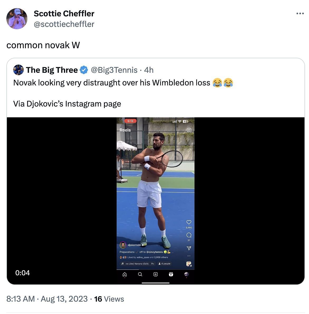 Screengrab from Twitter